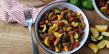 Beef Pasta Primavera